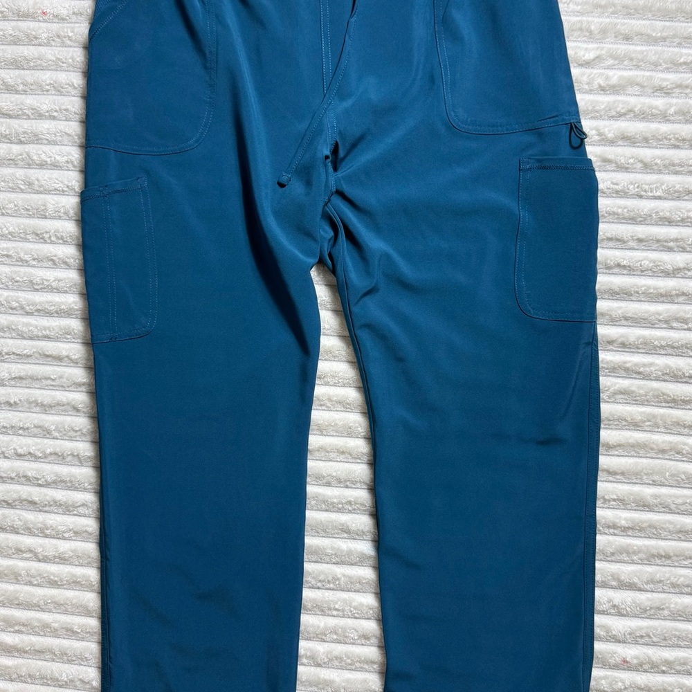 Scrubstar women’s Blue XL Medical Scrub Pants Drawstring Waist Solid Polyester